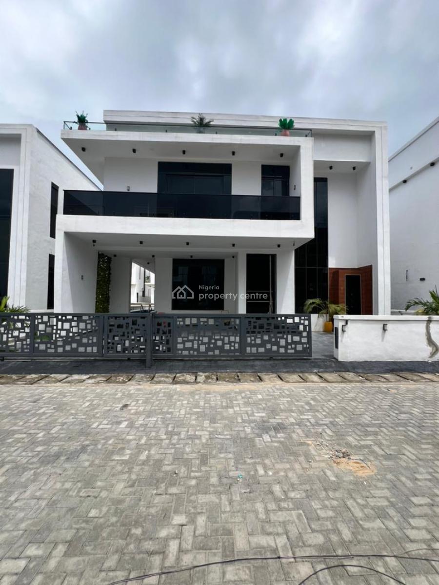 Fully Automated 5 Bedroom Detached with Pool, Cinema Bq & Family Loung, Chevron, Lekki, Lagos, House for Sale