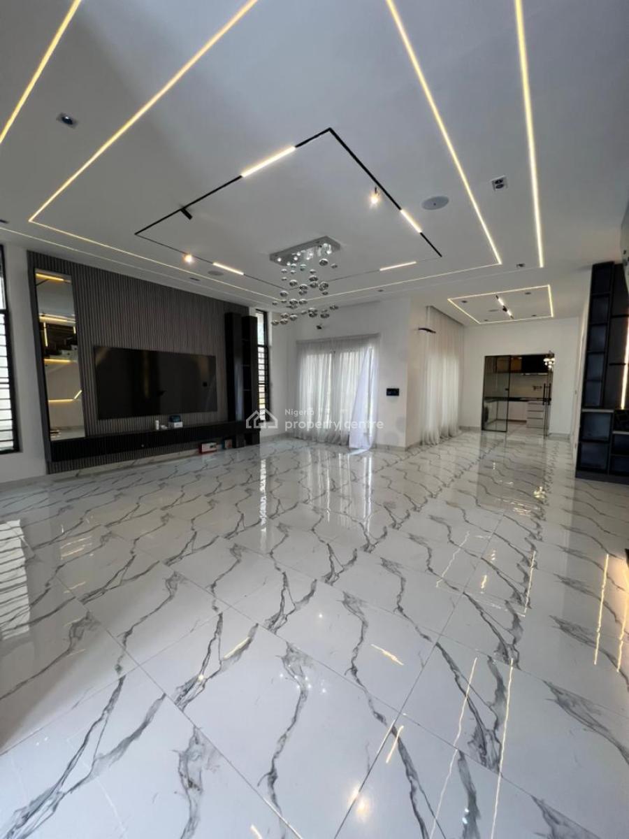 Fully Automated 5 Bedroom Detached with Pool, Cinema Bq & Family Loung, Chevron, Lekki, Lagos, House for Sale