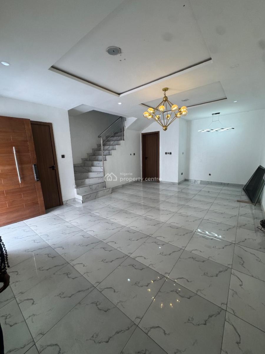 Luxury New 4bedroom Terrace Duplex with Pool and Bq, Chevron, Lekki Phase 2, Lekki, Lagos, Terraced Duplex for Sale