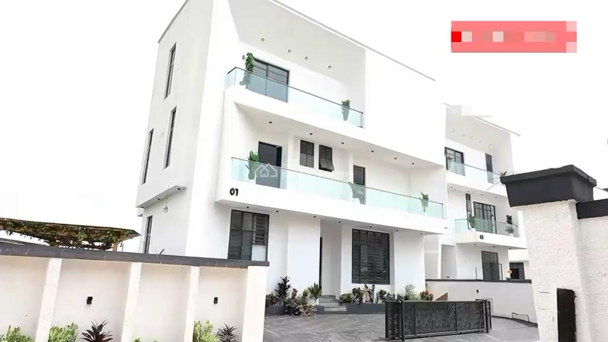 Luxurious 5 Bedroom Fully Detached on a Call to Access Estate, Chevron, Lekki, Lagos, Detached Duplex for Sale