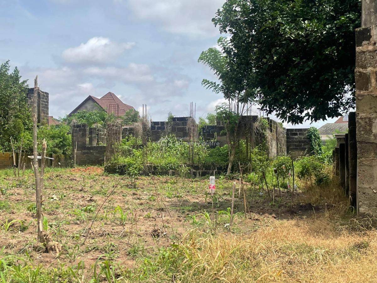 Uncompleted Building on a Plot of Land Is Available, Alagbaka Extension Akure, Akure, Ondo, Detached Bungalow for Sale