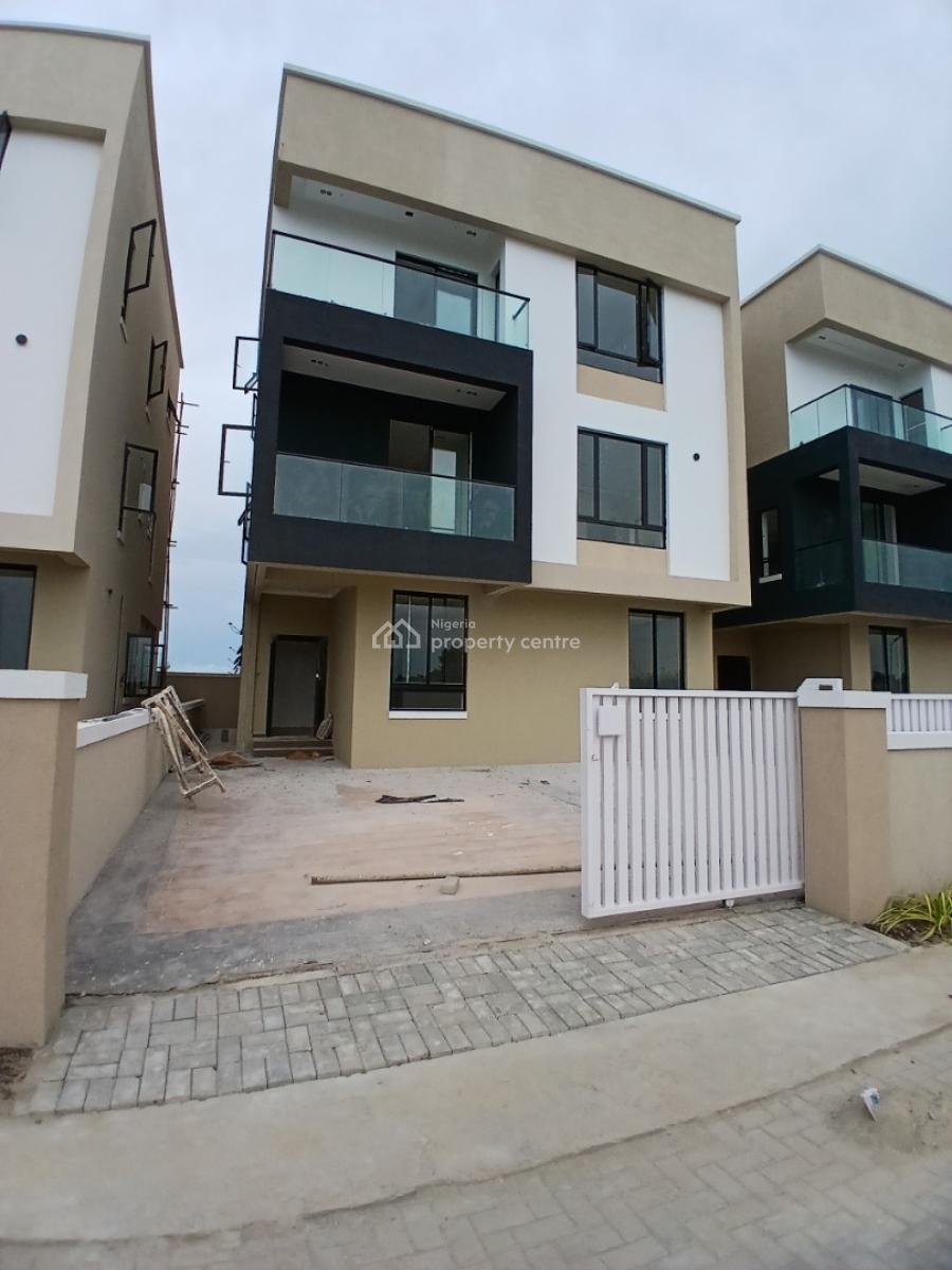 5 Bedroom Detached Duplex with Bq and Multipurpose Room, Shore View Estate Beside Western Foreshore Estate, Osapa, Lekki, Lagos, Detached Duplex for Sale