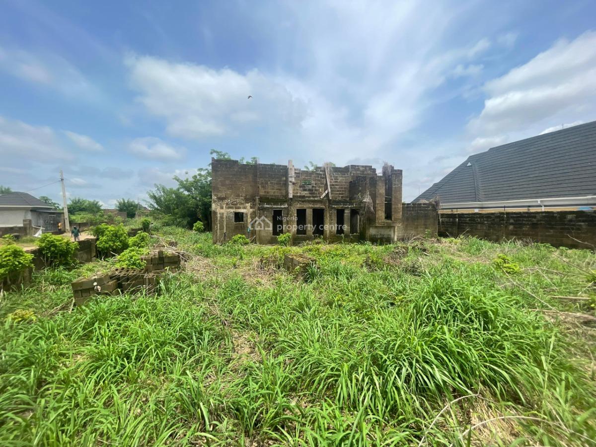 Uncompleted Building on More Than a Plot of Land, Alagbaka Extension Akure, Akure, Ondo, Residential Land for Sale