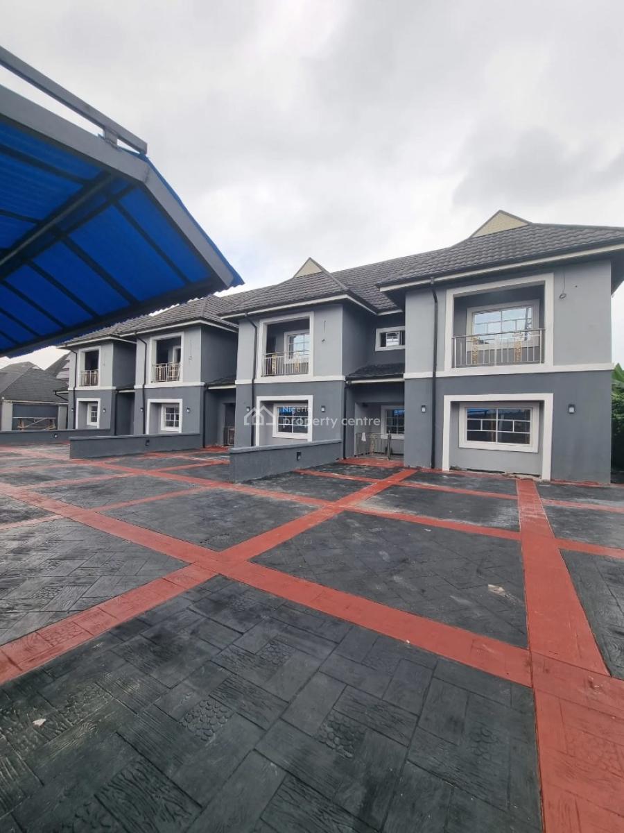 Well Located and Modern 3 Bedrooms Duplex with Library, Sars Road, Port Harcourt, Rivers, Semi-detached Duplex for Rent