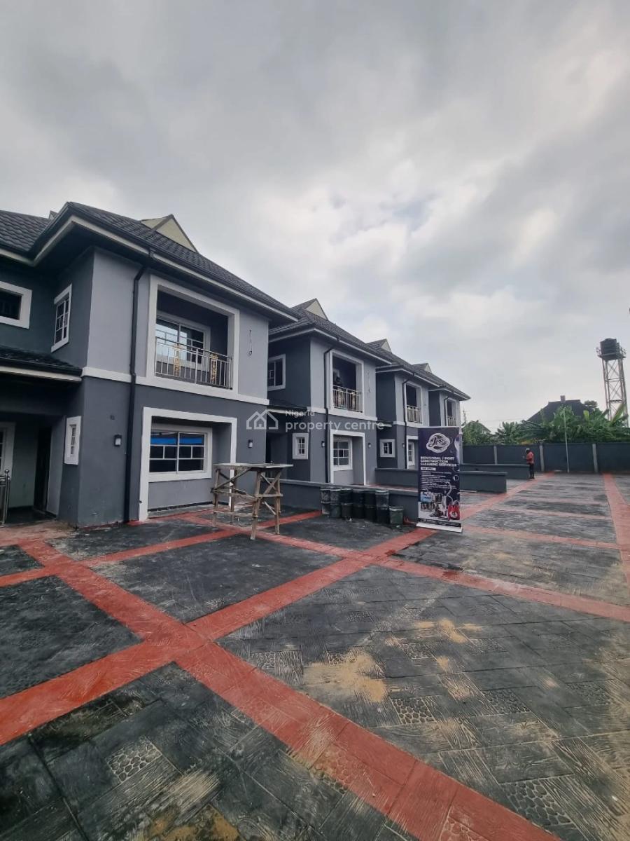 Well Located and Modern 3 Bedrooms Duplex with Library, Sars Road, Port Harcourt, Rivers, Semi-detached Duplex for Rent