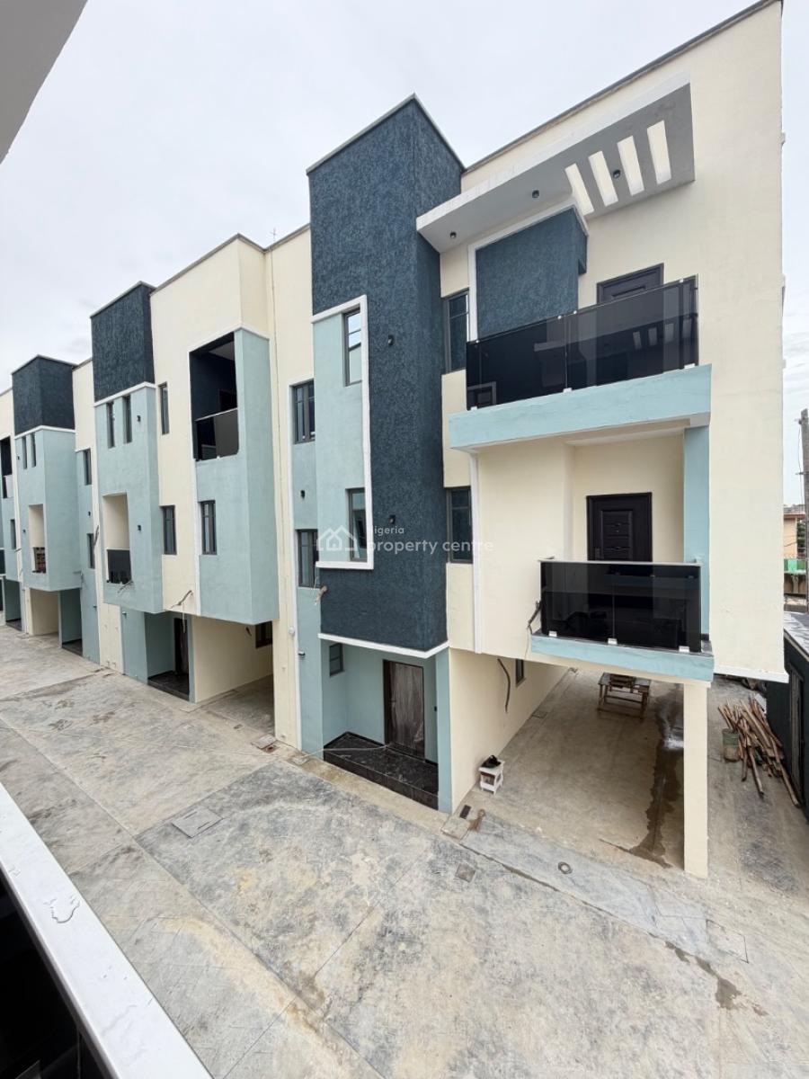 Fully Serviced 4 Bedrooms Terrace - Duplex House + Bq, Oregun, Ikeja, Lagos, Terraced Duplex for Sale