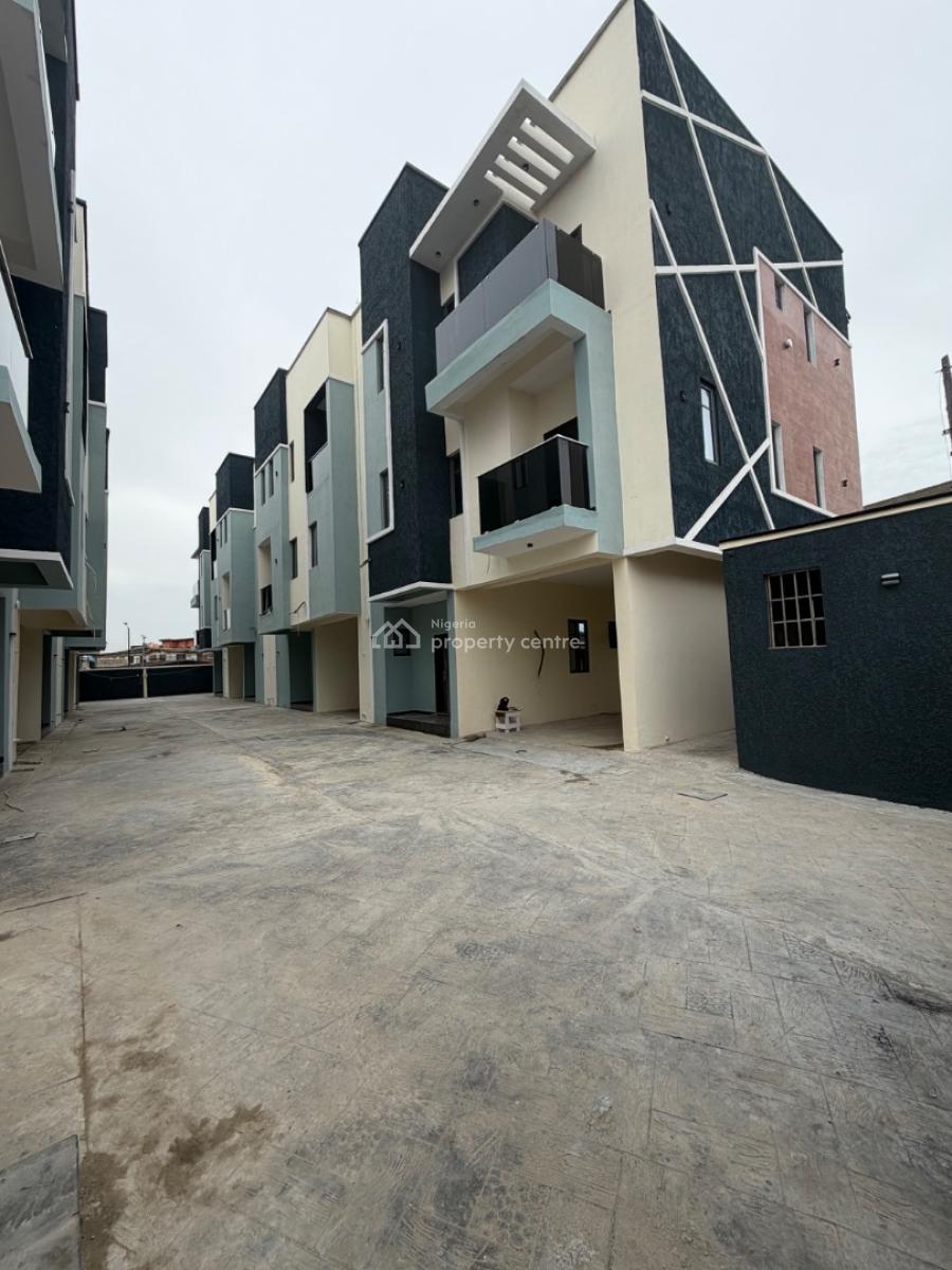 Fully Serviced 4 Bedrooms Terrace - Duplex House + Bq, Oregun, Ikeja, Lagos, Terraced Duplex for Sale
