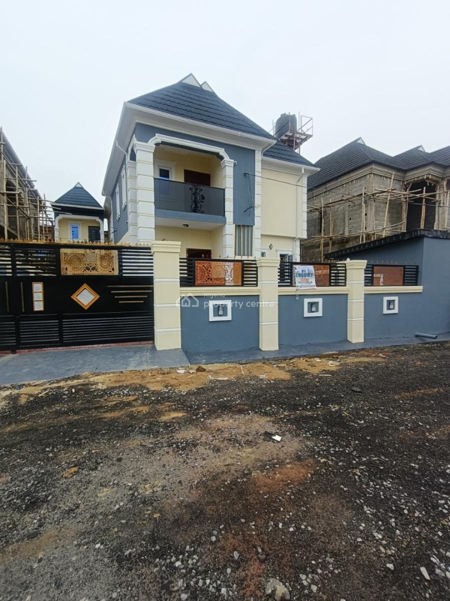 Newly Built Executive 4 Bedroom Duplex with Gazebo, Grace Tower Estate, Ifako-ijaiye, Lagos, Detached Duplex for Sale