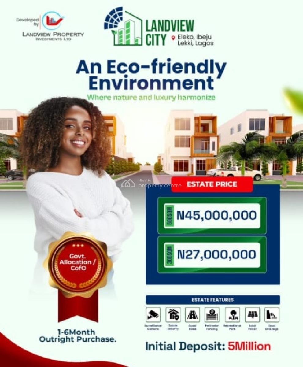 Landview  City, Eleko, Ibeju Lekki, Lagos, Mixed-use Land for Sale