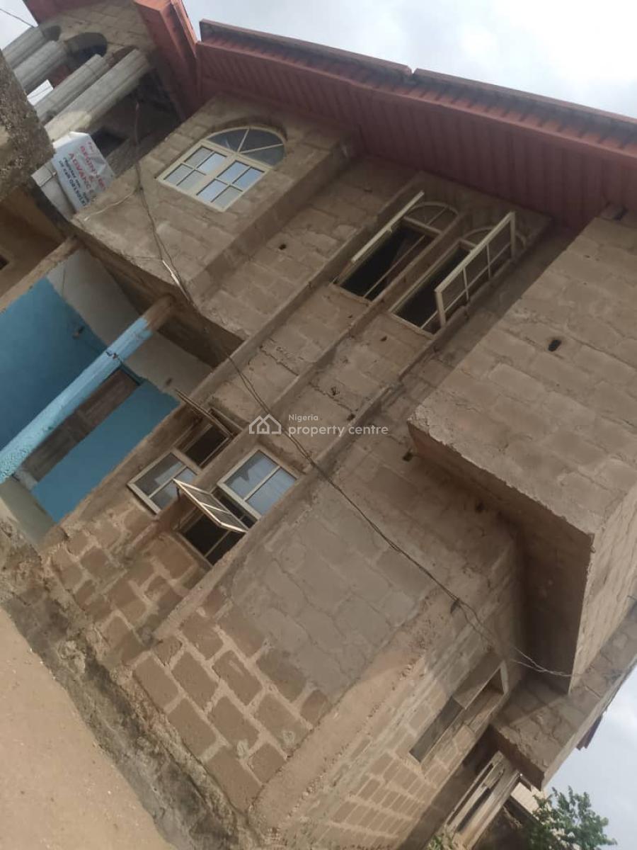 a Block of 17 Units Single Rooms Contained with 2 Bedroom Flat, Olowofela Magboro Oke Afa, Magboro, Ogun, Block of Flats for Sale