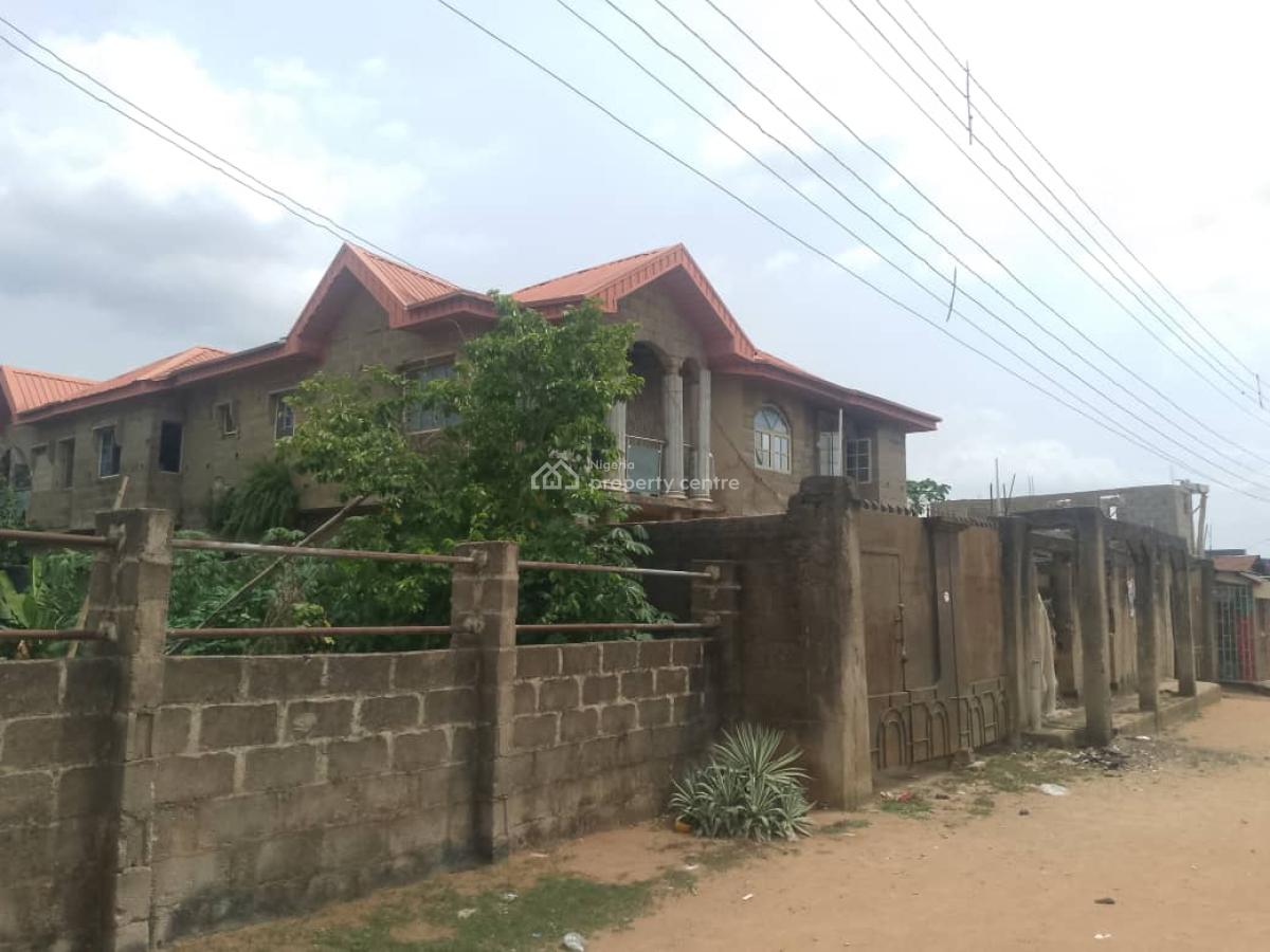 a Block of 17 Units Single Rooms Contained with 2 Bedroom Flat, Olowofela Magboro Oke Afa, Magboro, Ogun, Block of Flats for Sale