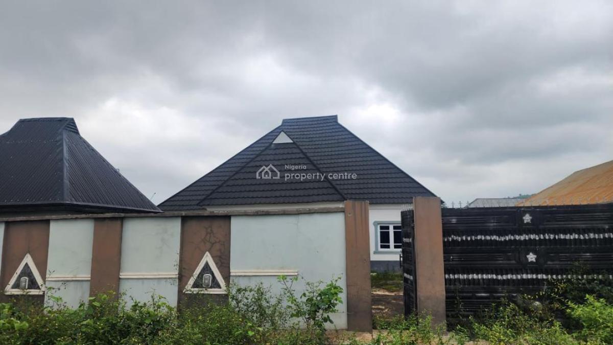 Fully Fenced 3bed, 1room & Palour, 1 Self Con Residential Property, Behind The Anchor Events Centre, Airport Road (poly Road), Ado-ekiti, Ado-ekiti, Ekiti, House for Sale