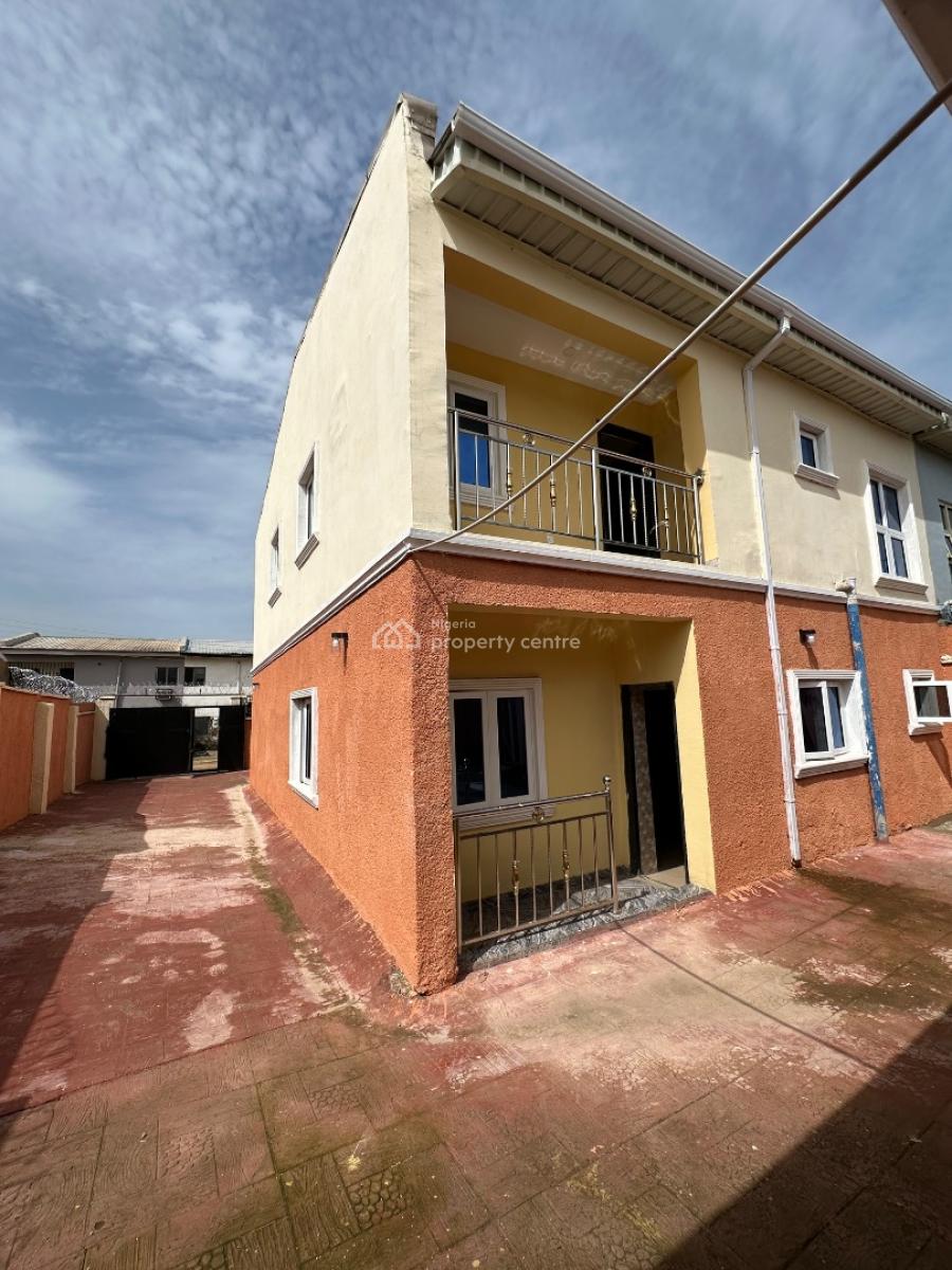 4 Bedroom Terrace Duplex on a Corner Piece, with 1 Room Bq., Navy Quarters, Kubwa, Abuja, Terraced Duplex for Sale