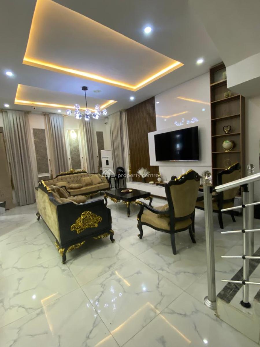 Tastefully Furnished 5 Bedroom Fully Detached, Duplex with Bq, Ikota, Lekki, Ikota, Lekki, Lagos, Detached Duplex for Rent