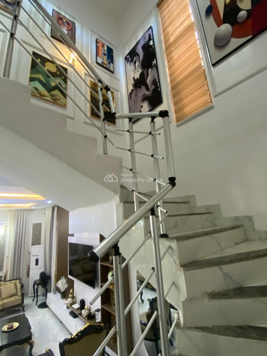 Tastefully Furnished 5 Bedroom Fully Detached, Duplex with Bq, Ikota, Lekki, Ikota, Lekki, Lagos, Detached Duplex for Rent