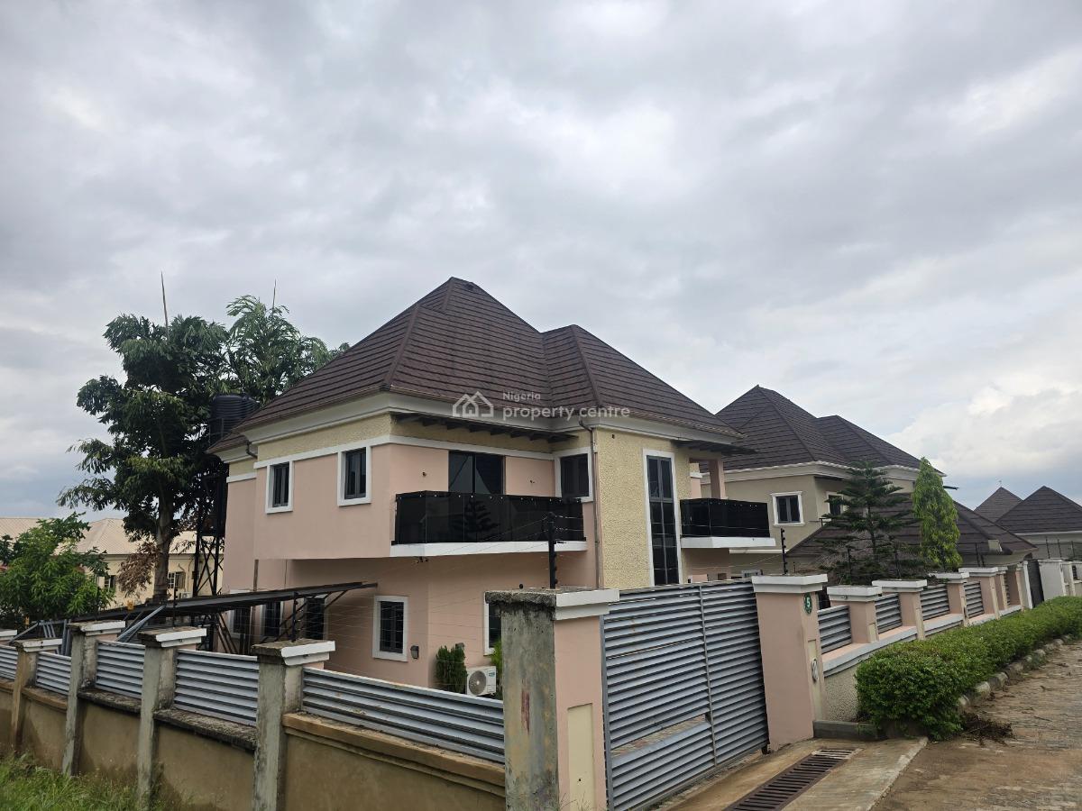 4 Bedroom Fully Detached Duplex with a Gate House, By Nizamiye Hospital, Karmo, Abuja, Detached Duplex for Rent