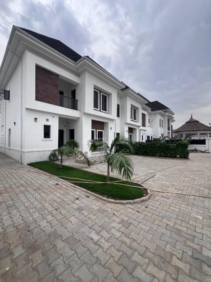 Brand New 4bedroom with Bq, By Aduvie, Jahi, Abuja, Terraced Duplex for Rent