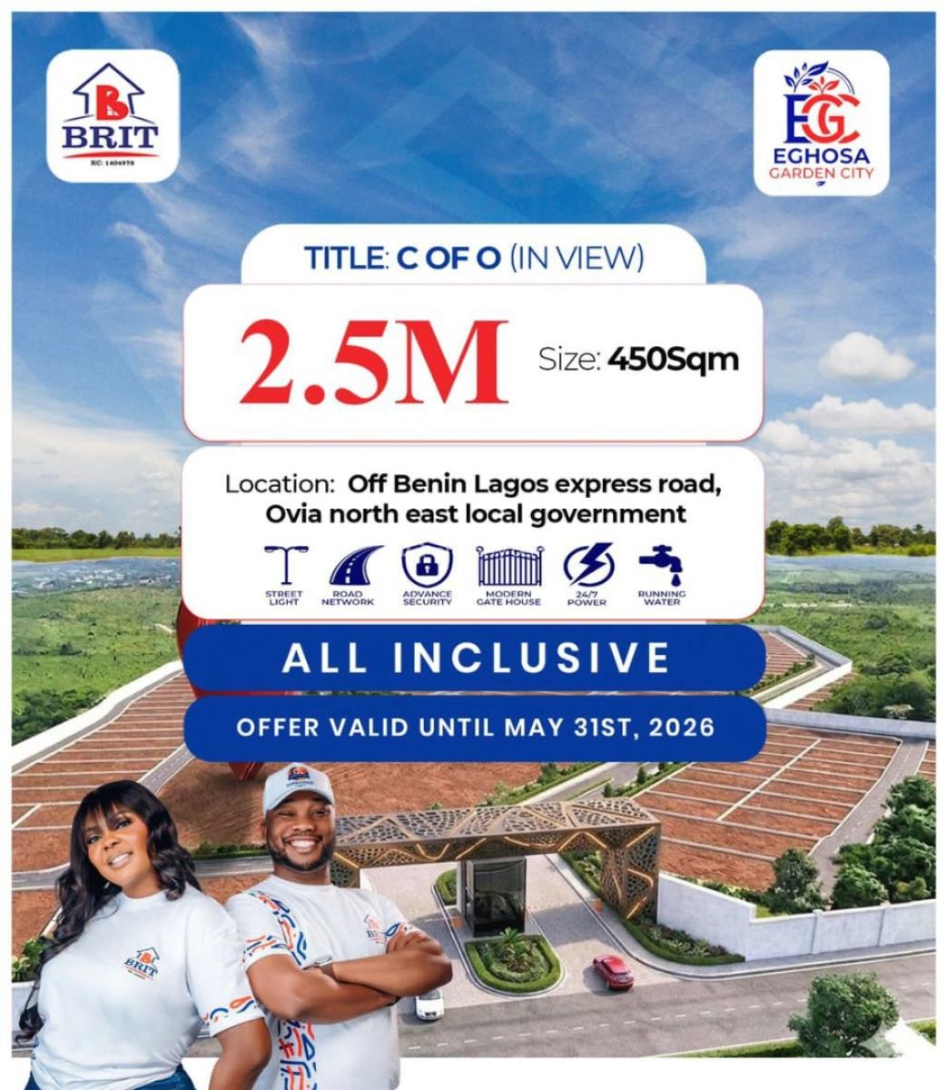 Hot Deal Alert, Eghosa Garden City, Ovia Nortt East Lga, Benin, Oredo, Edo, Residential Land for Sale