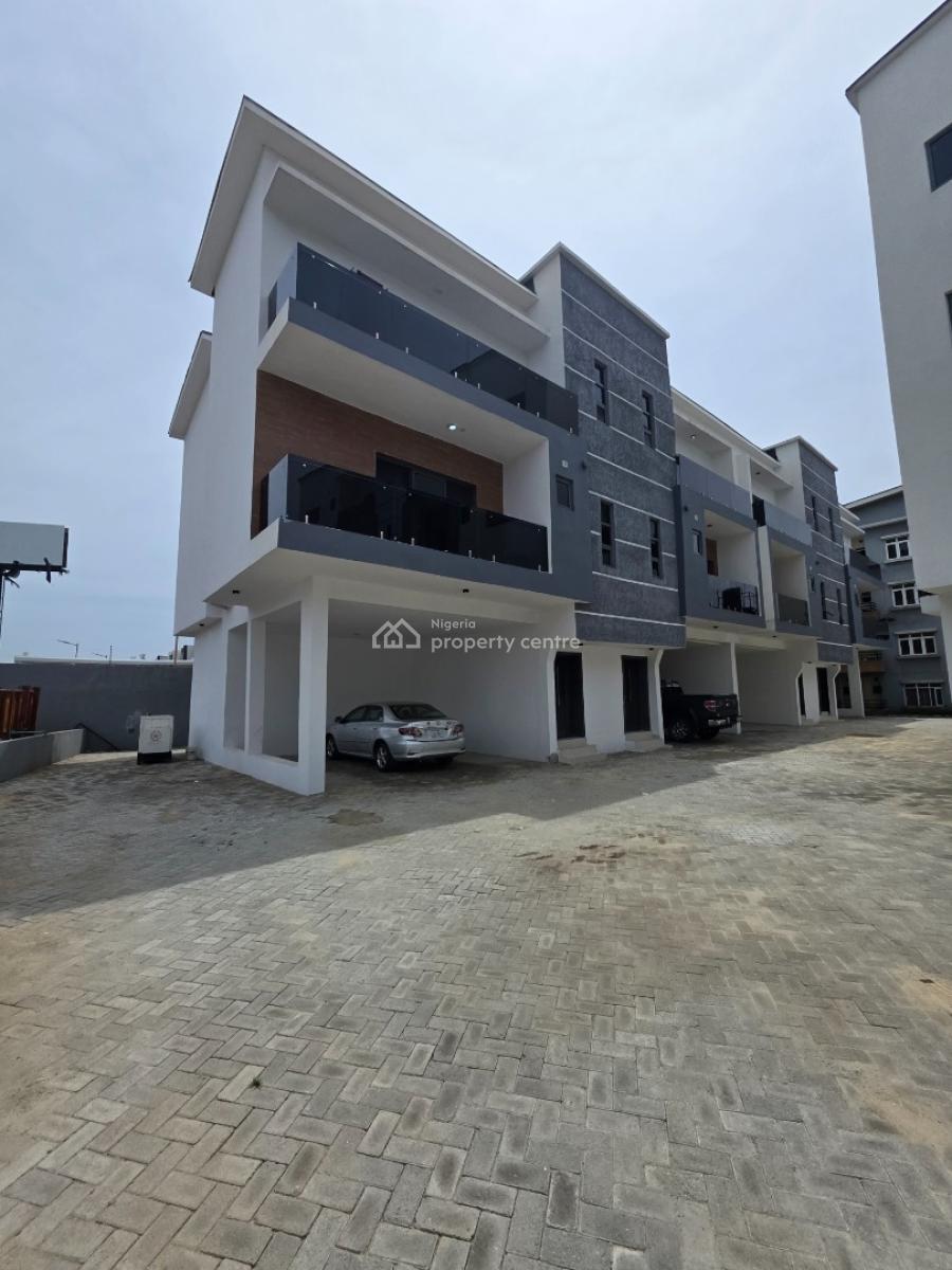 Luxury 4 Bedroom Terrace Duplex with Bq, Ocean Breeze Estate, Ologolo, Lekki, Lagos, Terraced Duplex for Sale