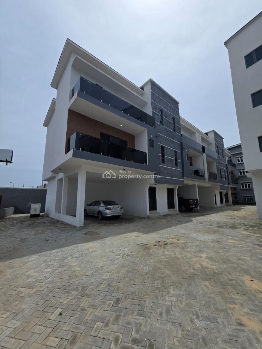 Luxury 4 Bedroom Terrace Duplex with Bq, Ocean Breeze Estate, Ologolo, Lekki, Lagos, Terraced Duplex for Sale