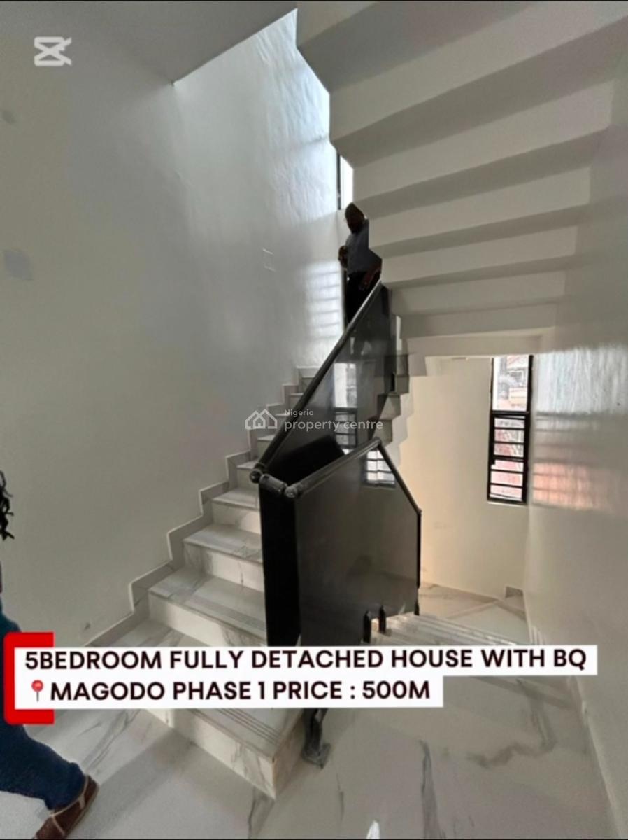 5 Bedroom Fully Detached Dupex with Bq, Gra Phase 1, Magodo, Lagos, Detached Duplex for Sale