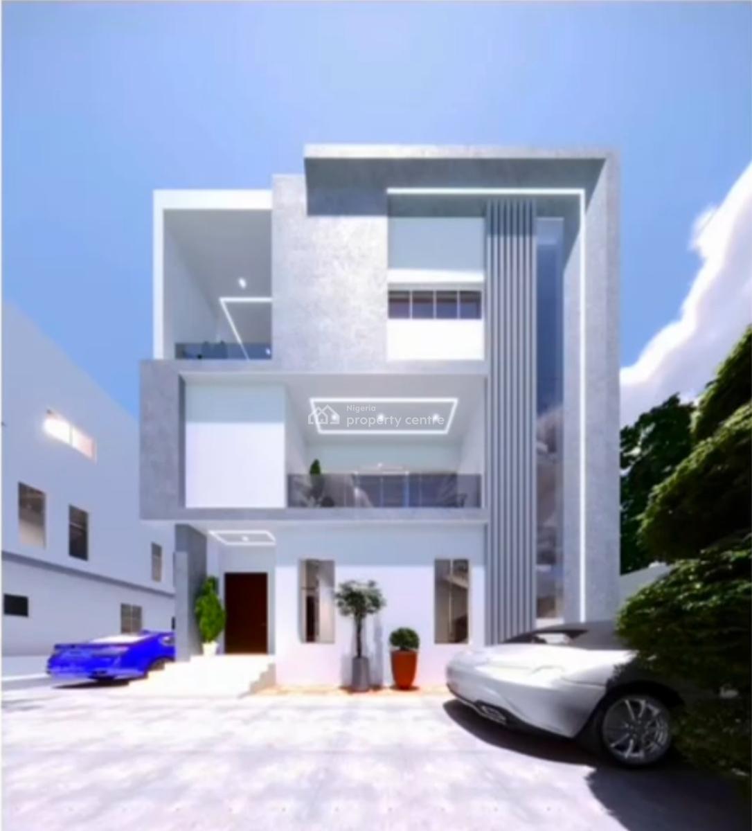 5 Bedroom Fully Detached Dupex with Bq Off-plan, Gra Phase 2, Magodo, Lagos, Detached Duplex for Sale