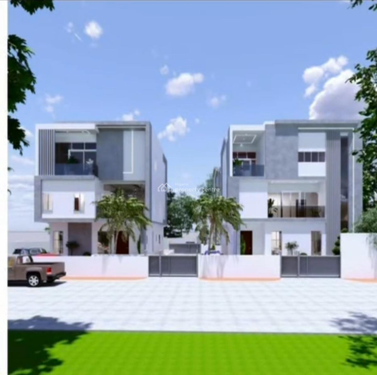 5 Bedroom Fully Detached Dupex with Bq Off-plan, Gra Phase 2, Magodo, Lagos, Detached Duplex for Sale