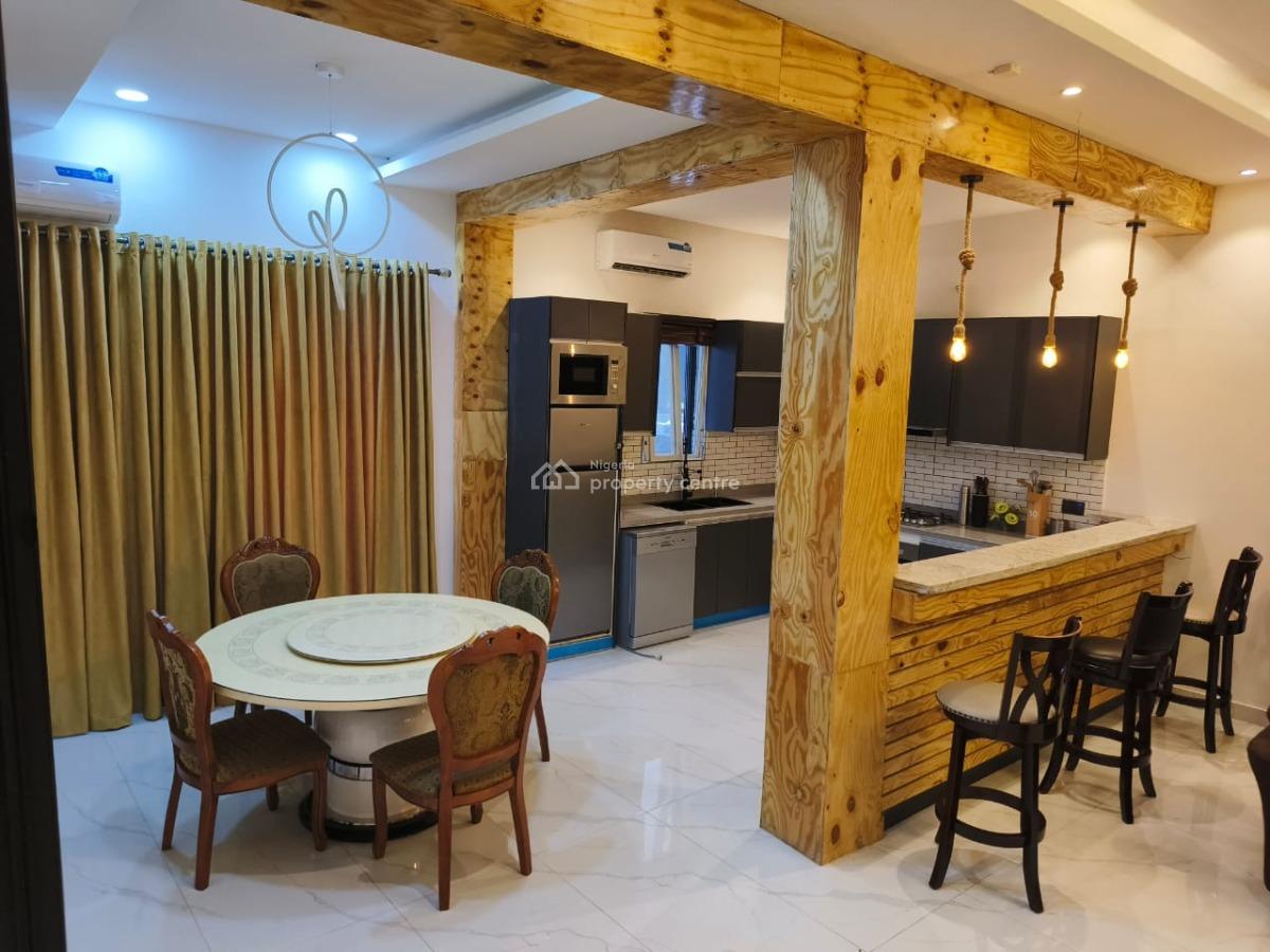 Brand Newly Built Furnished & Serviced 4bedrooms Terrace Duplex with B, Secured Estate Freedom Way Lekki Phase 1 Lagos., Oniru, Victoria Island (vi), Lagos, Terraced Duplex for Rent