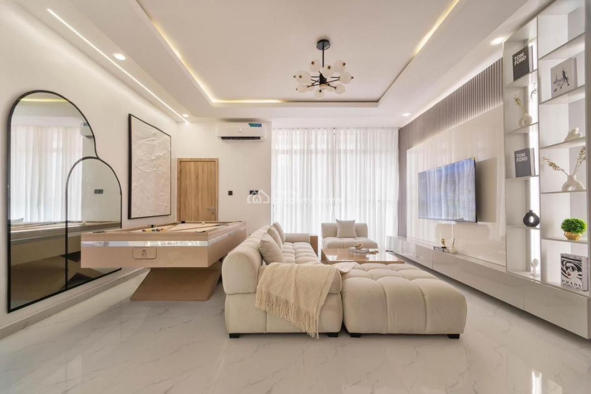 Newly Luxury 3 Bedroom Apartment with Ps5 & Snooker Netflix/prime, Lekki Phase 1, Lekki, Lagos, Flat / Apartment Short Let