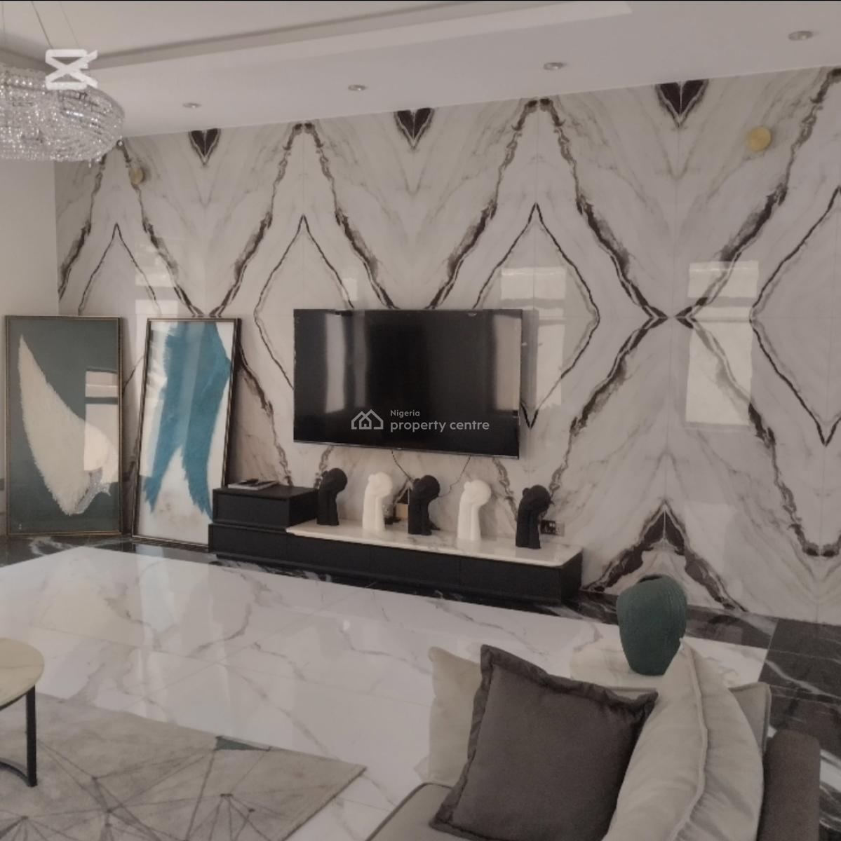 Brand New 4 Bedroom Detached House with Bq, Cinema, Banana Island, Ikoyi, Lagos, Semi-detached Duplex for Sale
