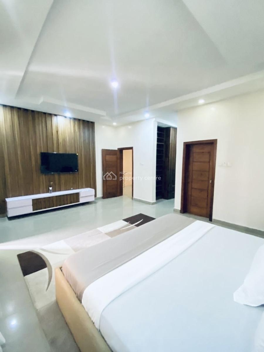 Fully Furnished 5 Bedrooms Detached Duplex with Big Compound and Gen, Osapa London Lekki -gated Estate with Access Code in, Osapa, Lekki, Lagos, Detached Duplex for Rent