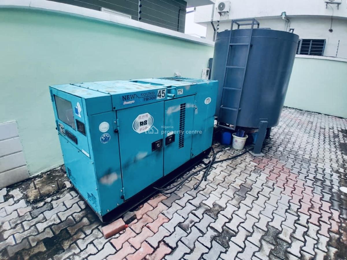 Fully Furnished 5 Bedrooms Detached Duplex with Big Compound and Gen, Osapa London Lekki -gated Estate with Access Code in, Osapa, Lekki, Lagos, Detached Duplex for Rent