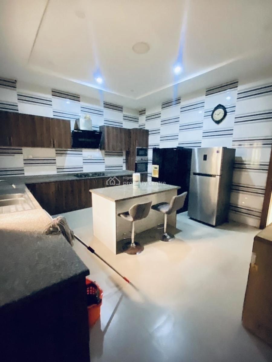 Fully Furnished 5 Bedrooms Detached Duplex with Big Compound and Gen, Osapa London Lekki -gated Estate with Access Code in, Osapa, Lekki, Lagos, Detached Duplex for Rent
