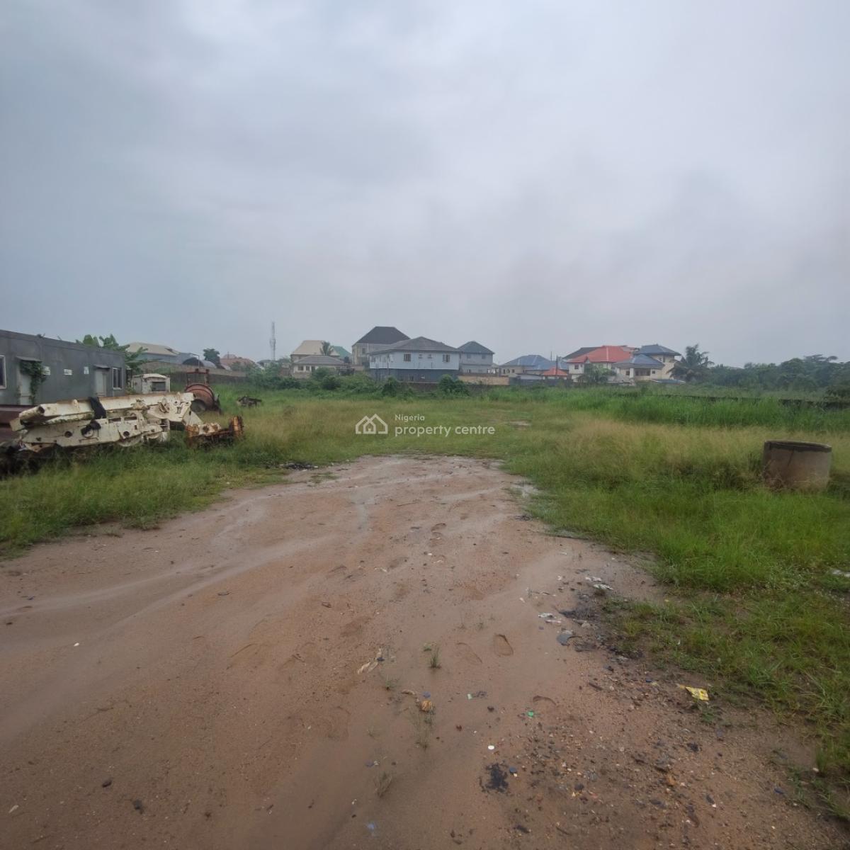 Fenced & Gated Massive 9 Plots of Land Facing Expressway, Short Drive From Isheri Opic, Along Lagos Ibadan Expressway, Ibafo, Ogun, Commercial Land for Rent
