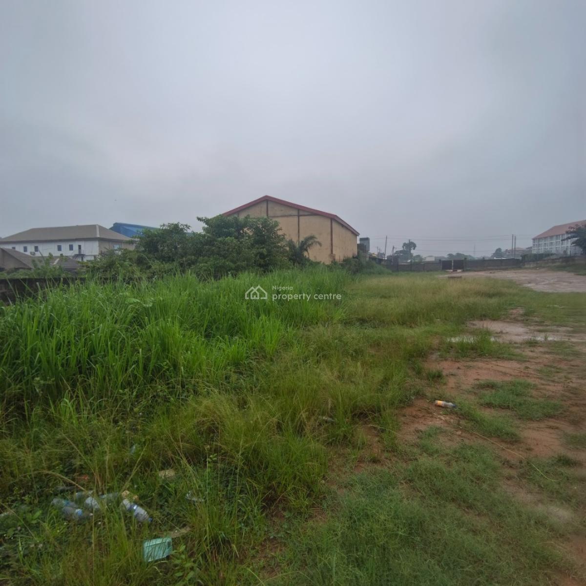 Fenced & Gated Massive 9 Plots of Land Facing Expressway, Short Drive From Isheri Opic, Along Lagos Ibadan Expressway, Ibafo, Ogun, Commercial Land for Rent