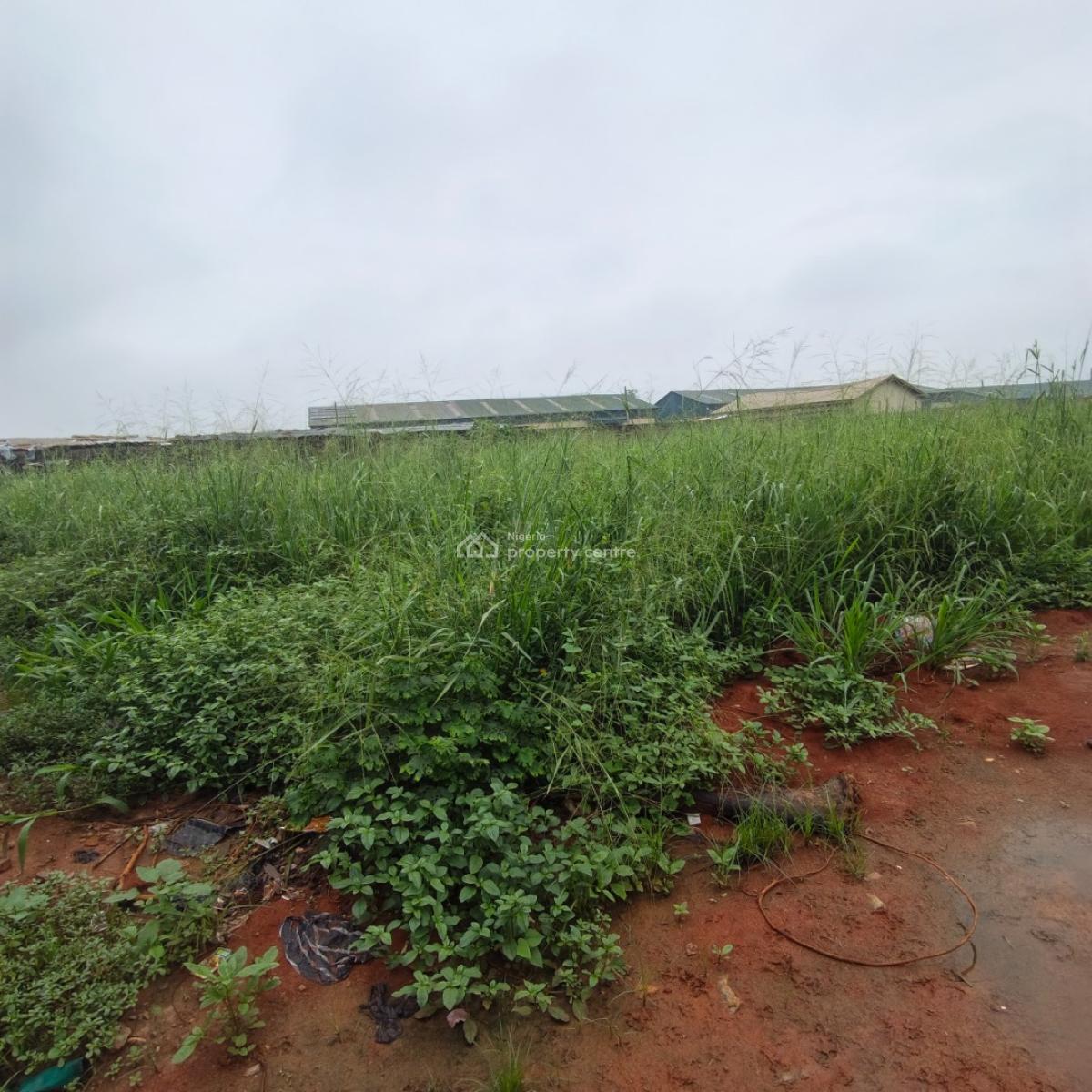 Fenced & Gated 12 Plots of Empty Land Facing Expressway, After Mowe Bus Stop, Along Lagos-ibadan Expressway, Mowe Town, Ogun, Commercial Land for Rent
