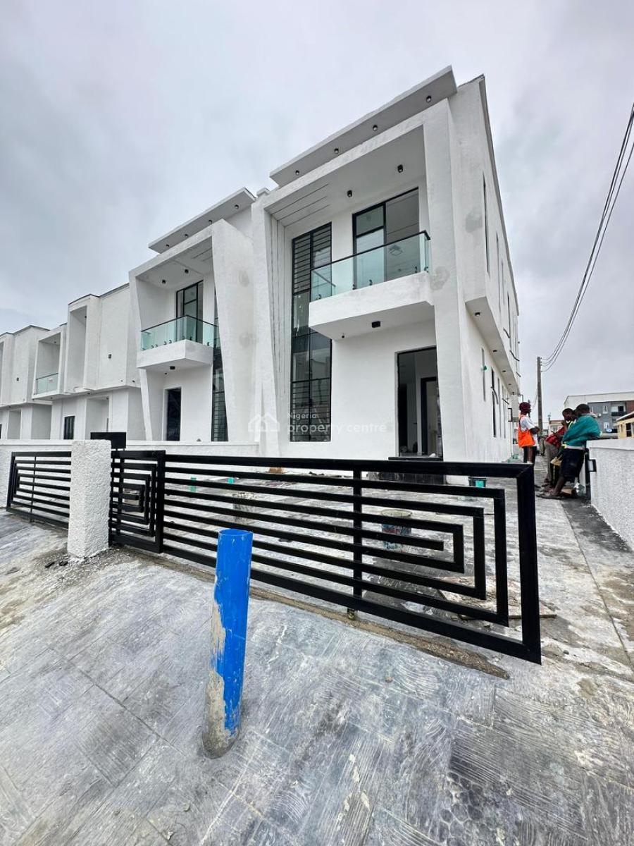 4 Bedroom Semi Detached Duplex with Led Lights, 24hrs Light and Bq, Sangotedo, Ajah, Lagos, Semi-detached Duplex for Sale