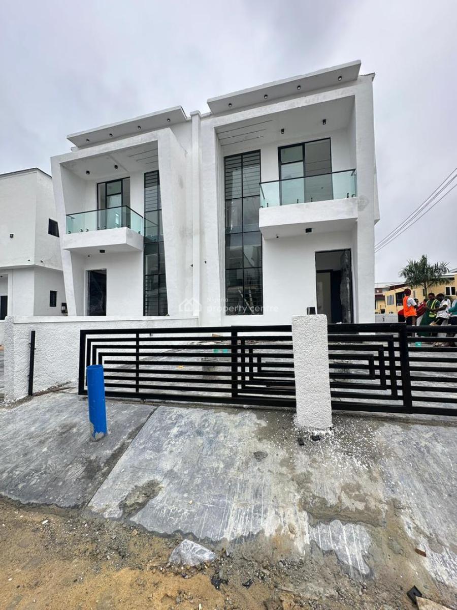 4 Bedroom Semi Detached Duplex with Led Lights, 24hrs Light and Bq, Sangotedo, Ajah, Lagos, Semi-detached Duplex for Sale