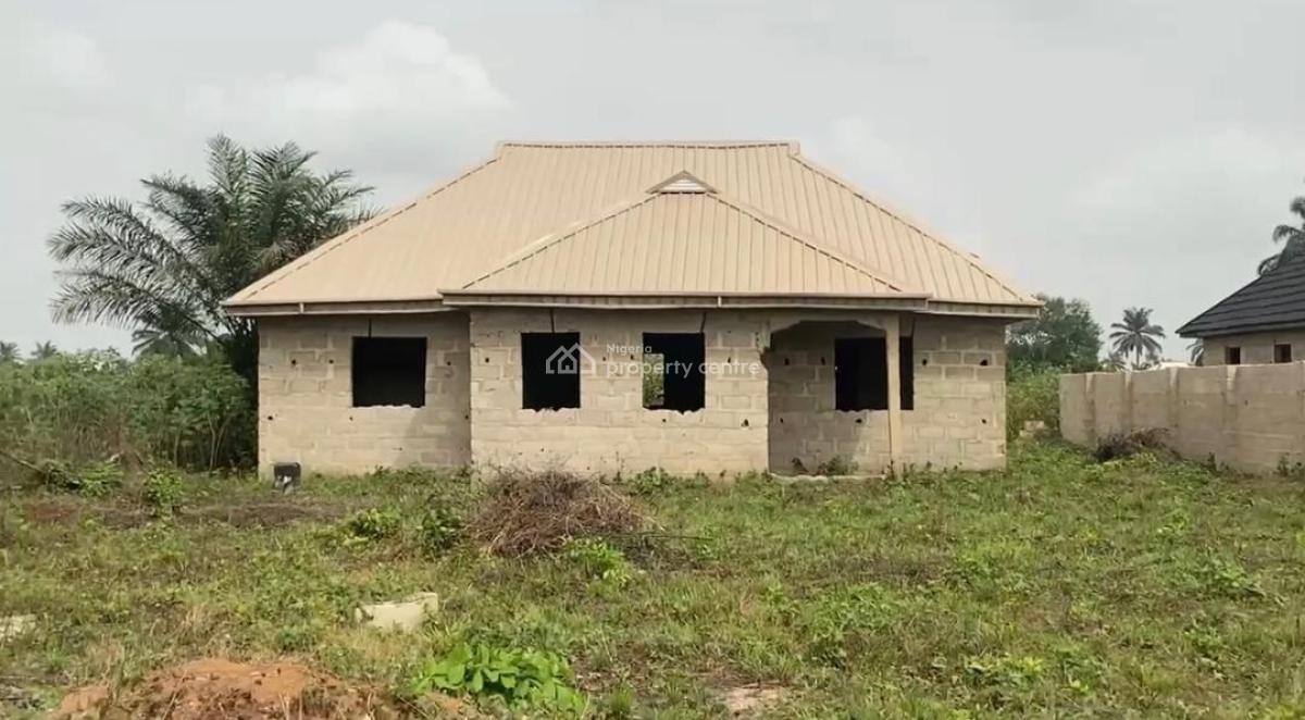 Roofed 3 Bedroom Bungalow on Full Plot, Off Lagos-badagry Expressway, Lusada Agbara, Agbara-igbesa, Lagos, Detached Bungalow for Sale
