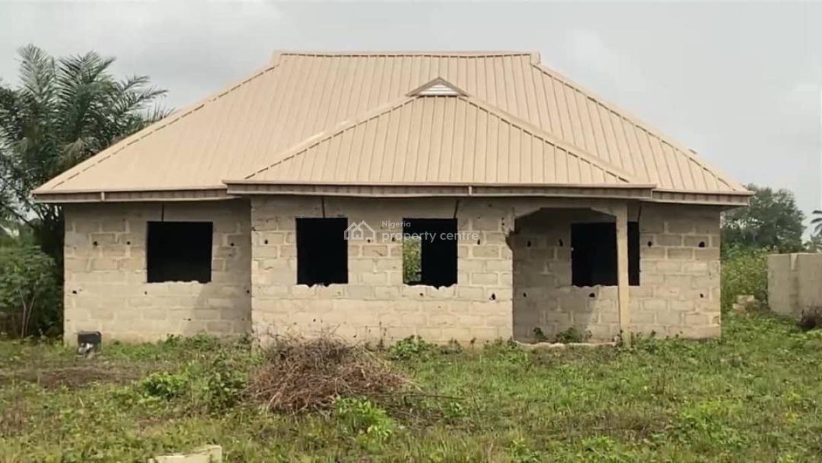 Roofed 3 Bedroom Bungalow on Full Plot, Off Lagos-badagry Expressway, Lusada Agbara, Agbara-igbesa, Lagos, Detached Bungalow for Sale
