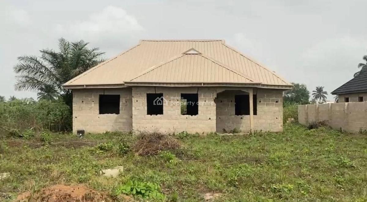 Roofed 3 Bedroom Bungalow on Full Plot, Off Lagos-badagry Expressway, Lusada Agbara, Agbara-igbesa, Lagos, Detached Bungalow for Sale