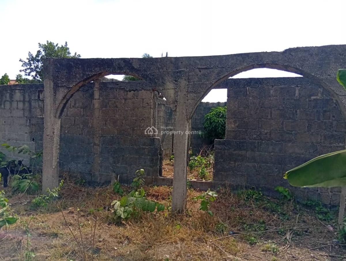 Carcass 4 Bedroom Bungalow, Along Lagos-badagry Expressway, Doyin, Agbara, Agbara-igbesa, Lagos, Detached Bungalow for Sale
