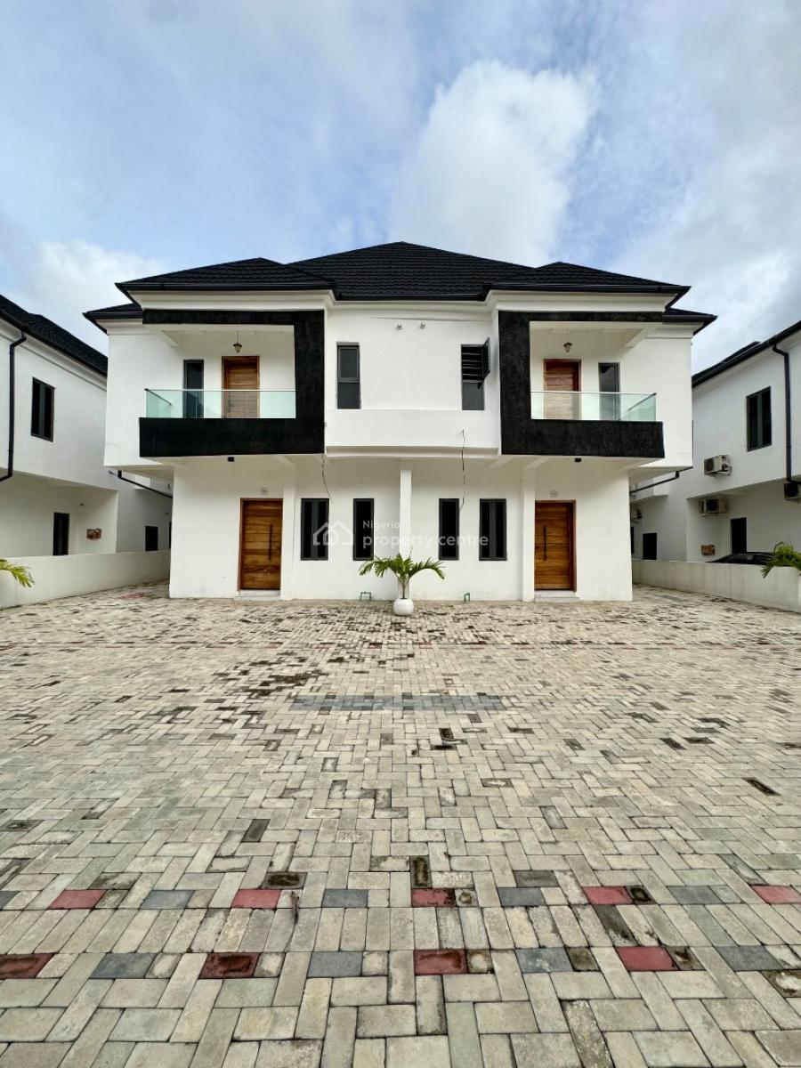 Well Built 4bedroom Semi Detached Duplex with a Pool, Gym and Bq, Vgc, Lekki, Lagos, Semi-detached Duplex for Sale