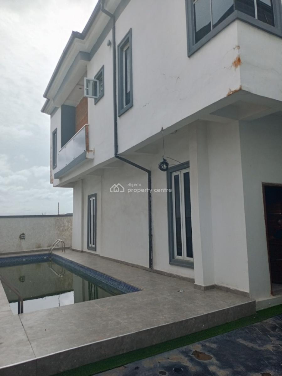 New Luxury 5bedroom with Pool Bq 7car Park, Chevron Lekki, Lekki, Lagos, Detached Duplex for Rent