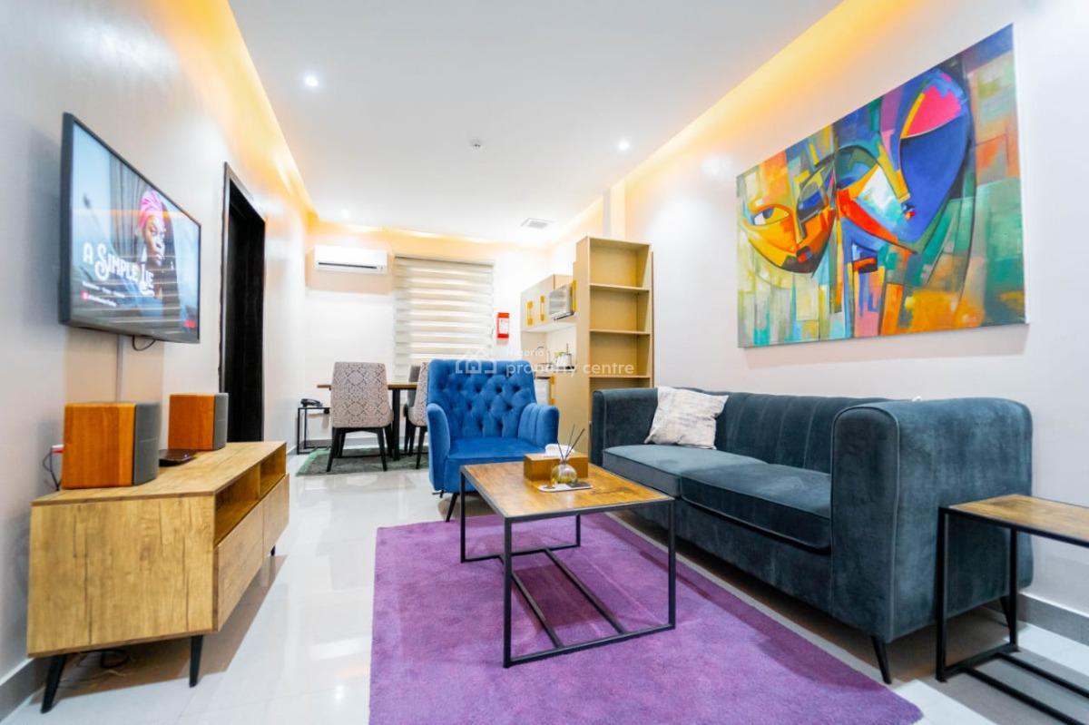 Nicely Furnished Shorlet, Lekki Phase 1, Lekki, Lagos, Mini Flat (room and Parlour) for Rent
