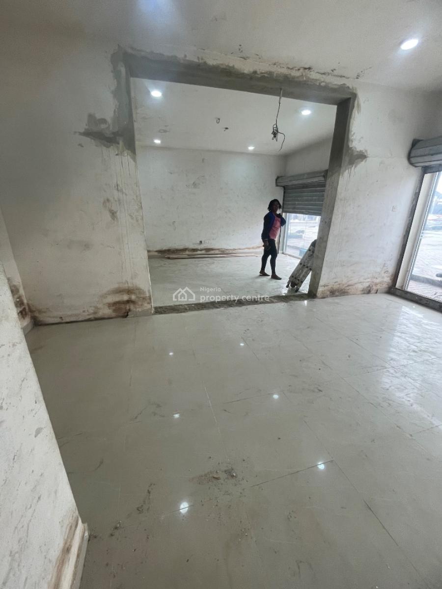 Spacious Well Situated Shop/commercial Space Facing Road, Ajah, Lagos, House for Rent
