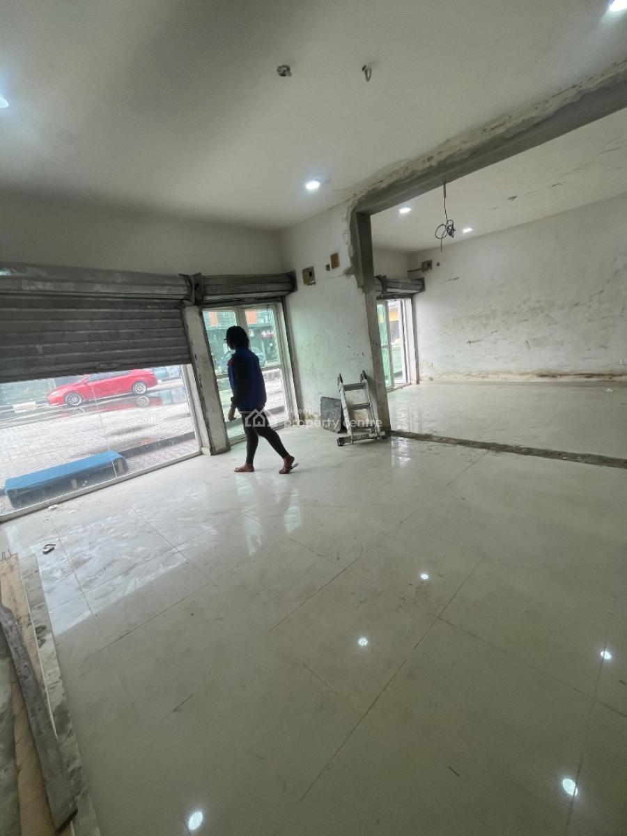 Spacious Well Situated Shop/commercial Space Facing Road, Ajah, Lagos, House for Rent