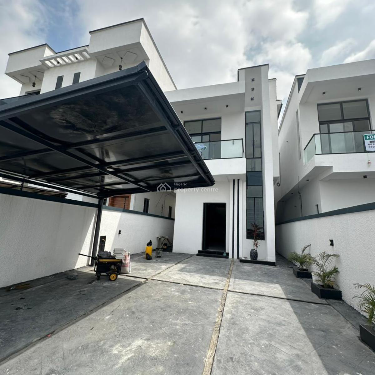 Luxurious 5 Bedroom Fully Detached Duplex with Bq and Swimming Pool, Abraham Adesanya, Ajah, Lagos, Detached Duplex for Rent