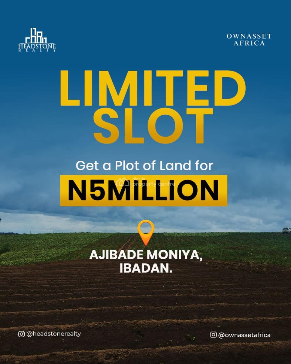 Plots of Land, Ajibade Moniya, Moniya, Ibadan, Oyo, Mixed-use Land for Sale