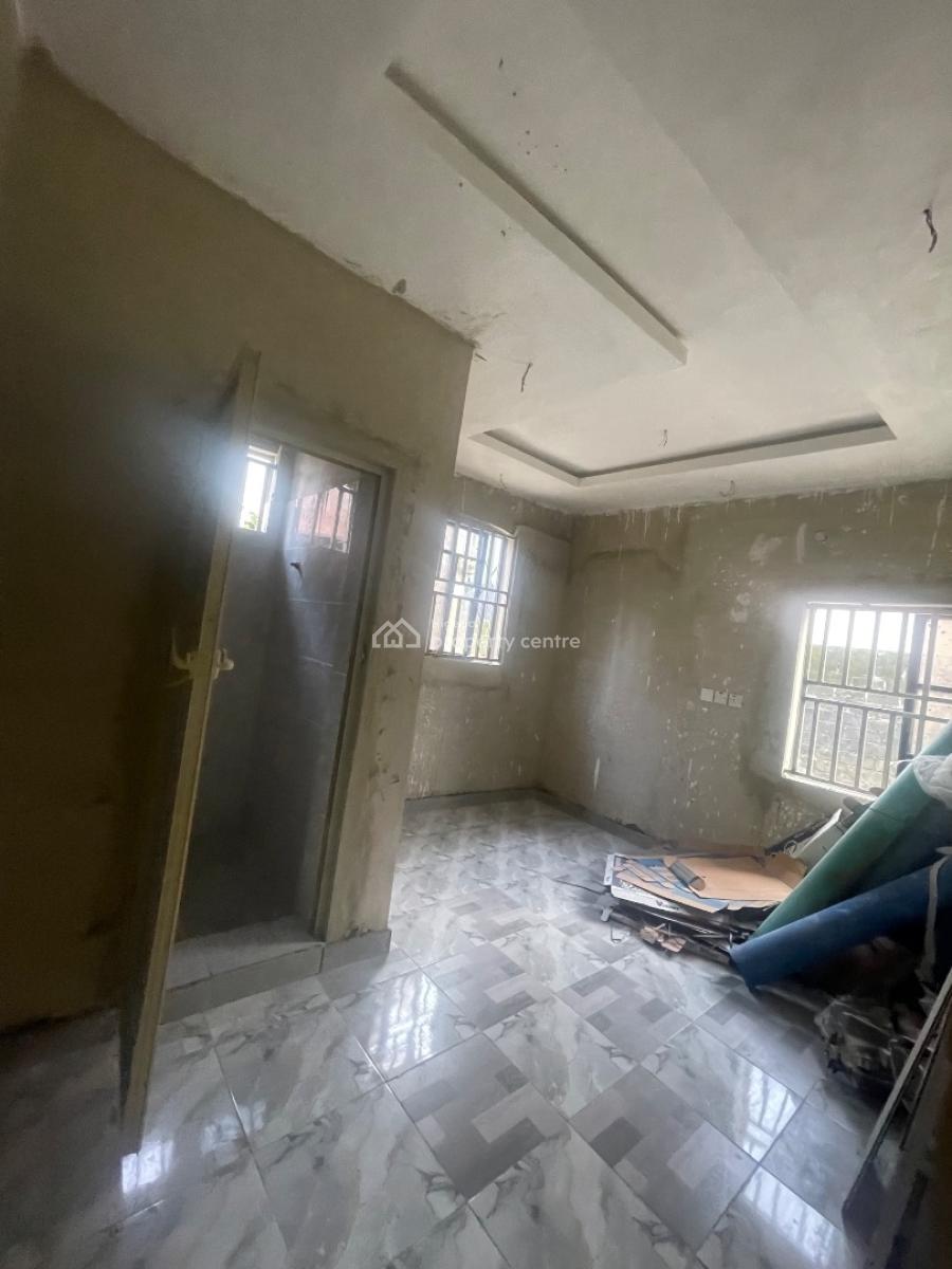 Brand New Mini Flat on Interlocked Road Only Painting Remaining, Located Inside Estate,comes with 2 Toilet,cross Ventilation Also,, Sangotedo, Ajah, Lagos, Mini Flat (room and Parlour) for Rent
